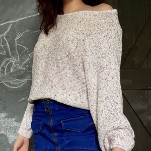 PacSun Sweaters - beige/cream colored knit sweater PacSun Sweaters - beige/cream colored knit sweater